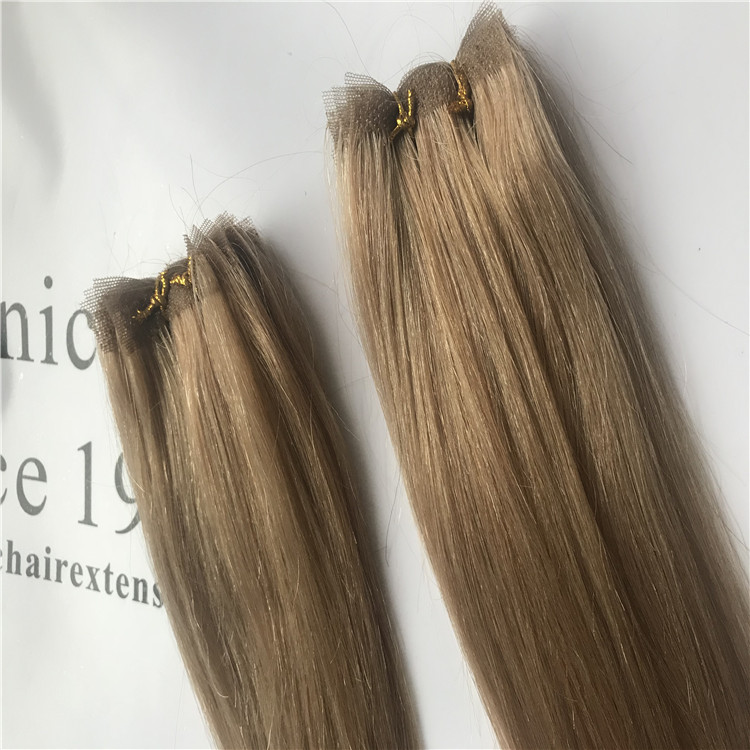 Wholesale remy hair of lace hand tied weft H18